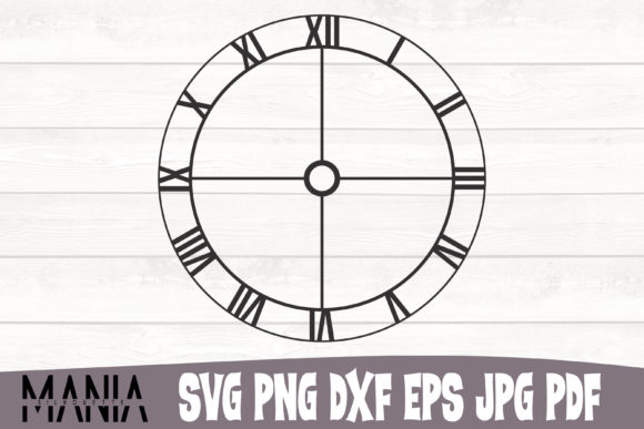 Clock Face Template 15: Precision Design for Every Project