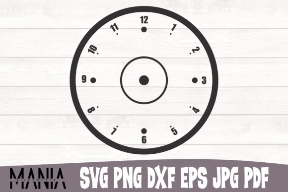 Clock Face Template 7: A Versatile Design Asset for Creators and Businesses