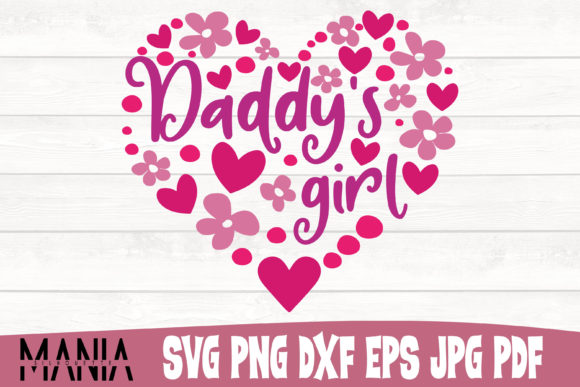 Elevating Father’s Day Merchandise: The Strategic Value of the Daddy’s Girl Heart Cut File