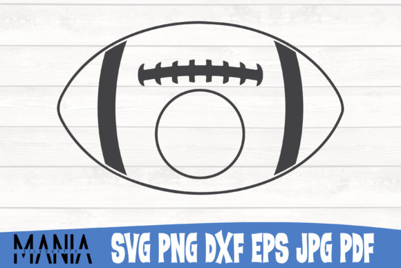 Elevating Game Day Gear with the Football Monogram 3 SVG Cut File Design