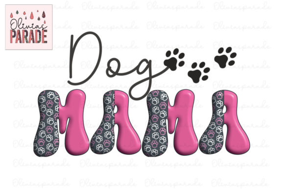 Elevating Pet Niche Merchandise with 3D Dog Mama Clipart Assets
