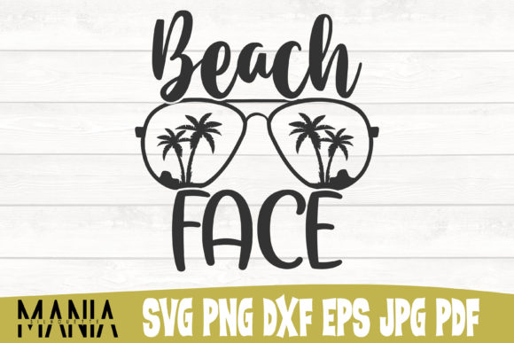 Evaluating the Beach Face SVG Cut File Design for Professional Crafting