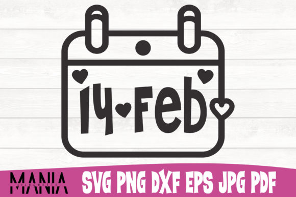 February 14 Svg Cut File: Premium Valentine's Designs