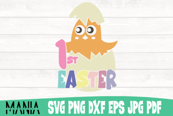 First Easter 2 SVG Cut File Design Guide