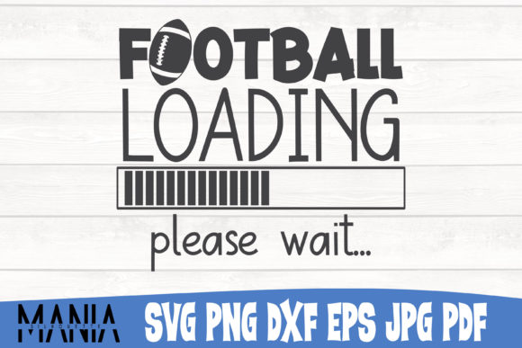 Football Loading Please Wait SVG: Ultimate Design Pack