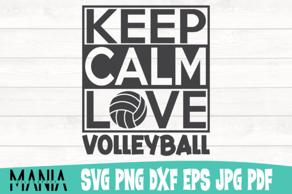 Keep Calm Love Volleyball SVG Cut File: Technical Versatility and Creative Application