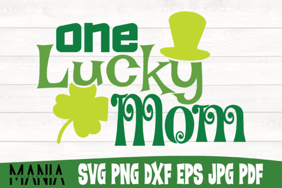 One Lucky Mom Svg Cut File: Versatile Designs for Every Crafting Project