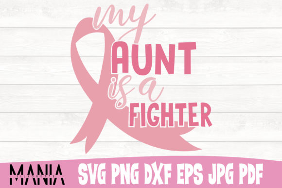 Technical Versatility and Emotional Impact of the My Aunt is a Fighter Cancer Svg Cut File