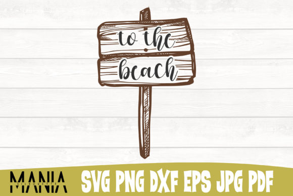 To the Beach SVG Cut File Design Guide