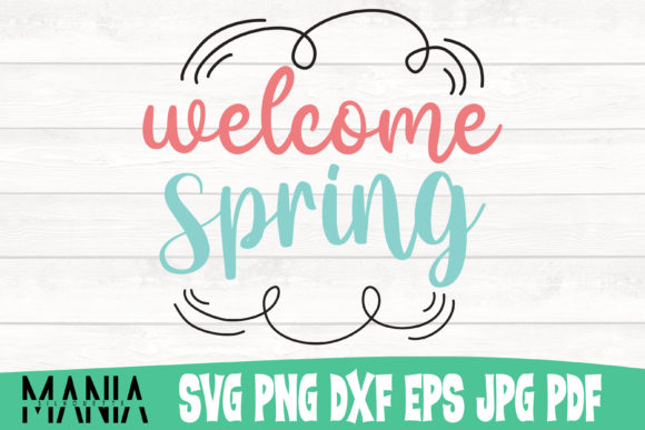 Welcome Spring Svg Cut File Design: Elevate Your Seasonal Crafting Projects